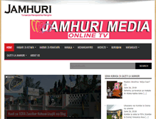 Tablet Screenshot of jamhurimedia.co.tz